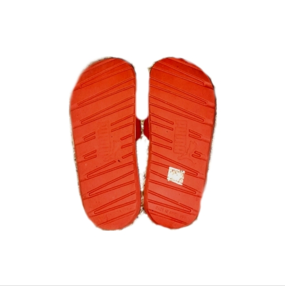 Puma Red Women's Slip-On Slide Flip Flops - Picture 6 of 6